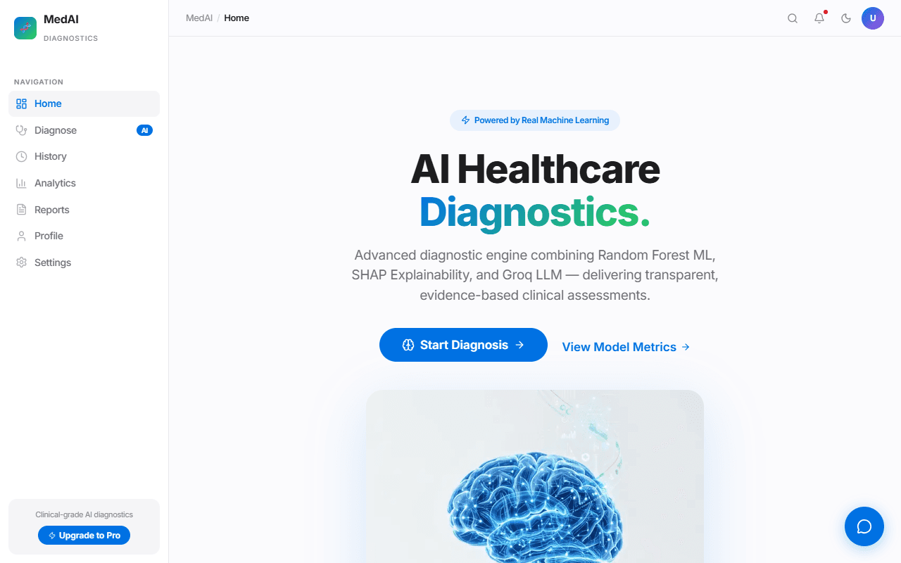 MedAI Diagnostics Preview